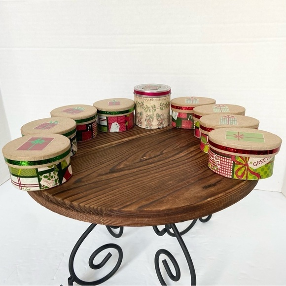 The Paper Studio Other - The Paper Studio Paper Mache Ornament Boxes Hobby Lobby Tiny Oval And Circle Box